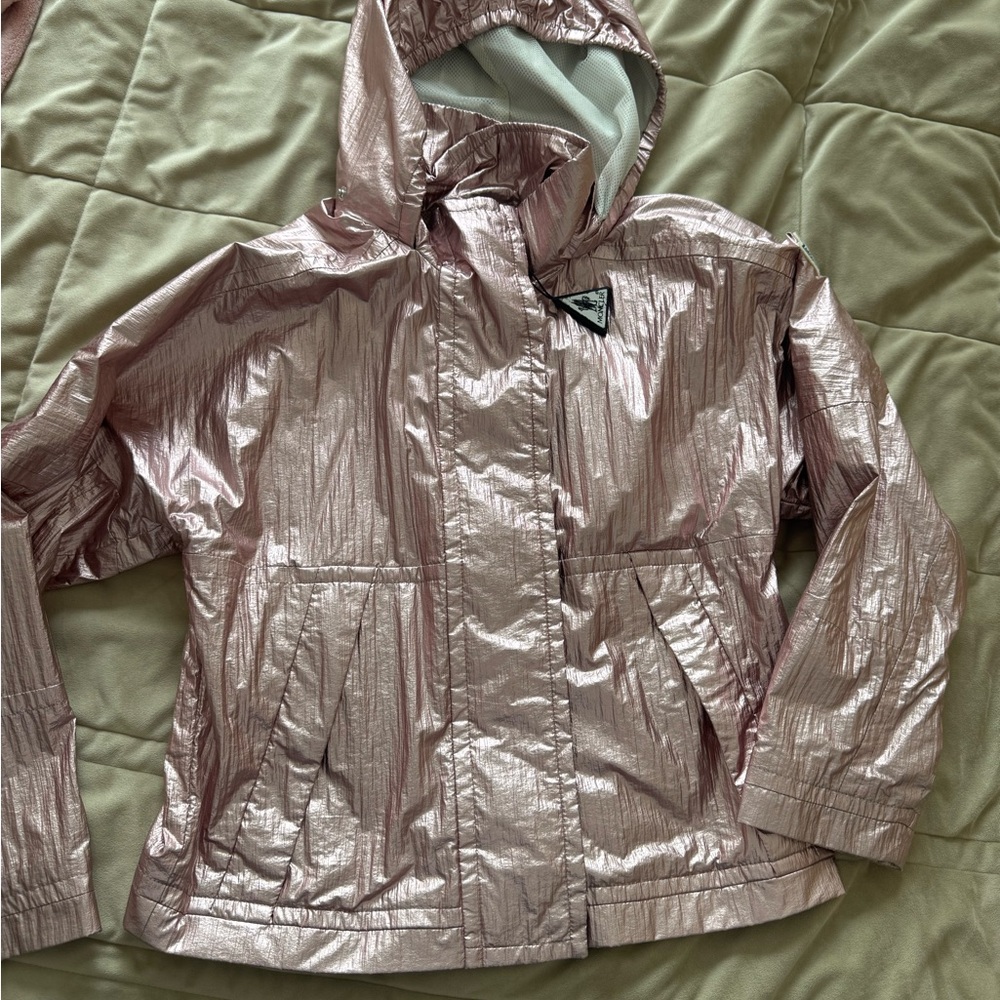 Moncler Pink Raincoat Glossy Finish